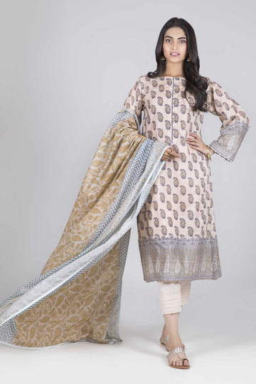 Bonanza Satrangi Ethereal Passion - 3 PcSummer Spring Lawn Collection Vol 1 2020 | Bonanza Lawn
